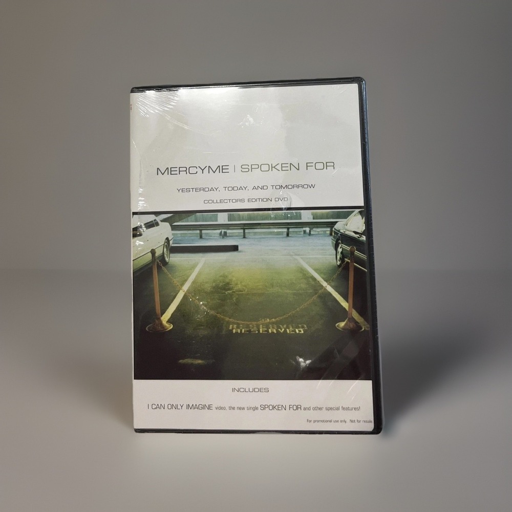 2002 Mercy‎ Me Spoken For Collectors Edition DVD I Can Only Imagine Video Sealed